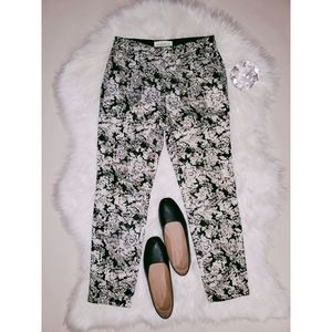 NWOT A&F Floral Jacquard Trousers